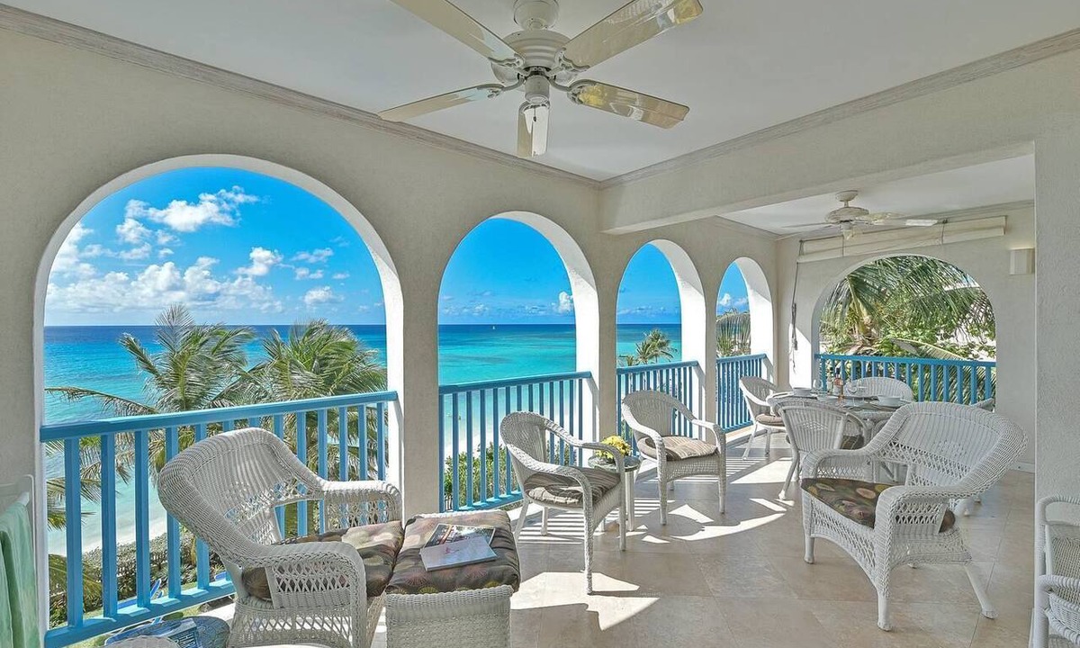 Oistins Condo | #401 Oceanview beachfront Maxwell Beach Villas