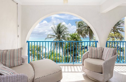 Oistins Condo | #203 Oceanview beachfront Maxwell Beach Villas
