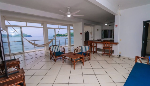 Beachfront Oasis Bungalow @Aqua in La Madera Beach. in Zihuatanejo