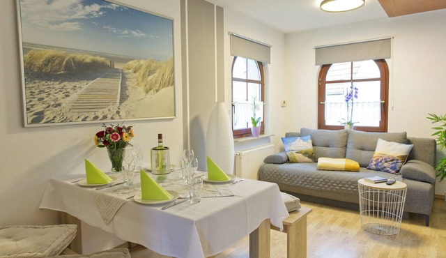 Comfortable vacation apartment Storchennest with balcony near Bad Liebenstein in Bad Liebenstein
