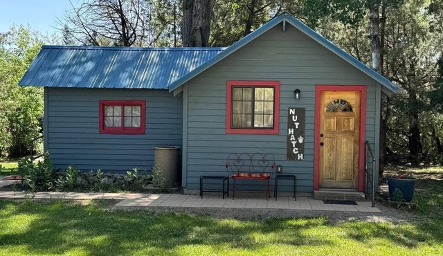 Cozy Rustic Cabin with Riverside Patio on the Pecos River – Pecos, New Mexico in San Miguel County