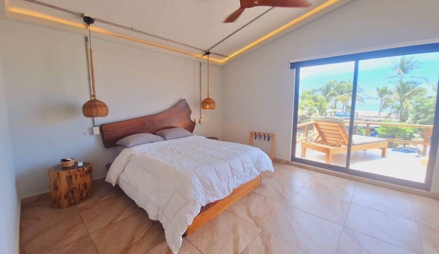 Espectacular Suite Frente a Playa Zicatela 1BDR in Brisas de Zicatela