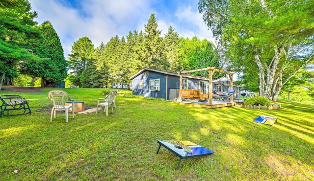 Riverfront Home w/Dock ~ 6 Mi to Cheboygan! in Cheboygan