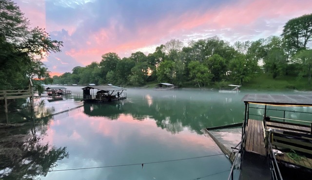 Stream Come True on Little Red River w/Dock Upstream from Trophy Fishing in Heber Springs