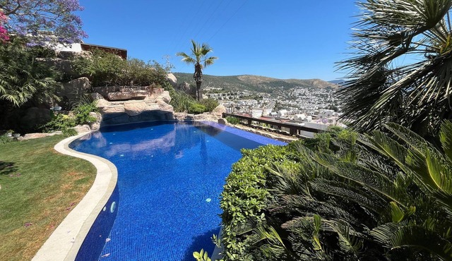 Triplex Villa with Private Pool, Bodrum Castle and Sea Views in Bodrum in Bodrum