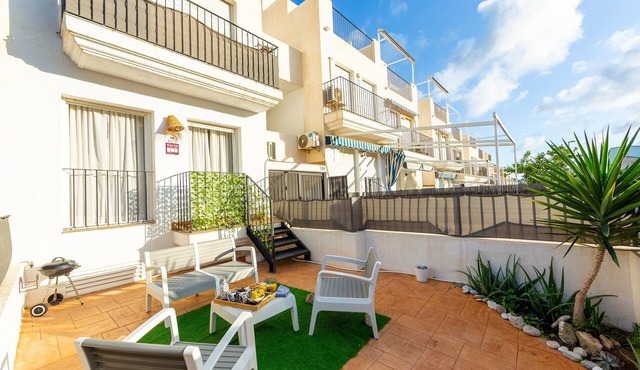 Vacation Home 'Mirador De Popa' with Mountain View, Private Terrace, and Air Conditioning in Carboneras