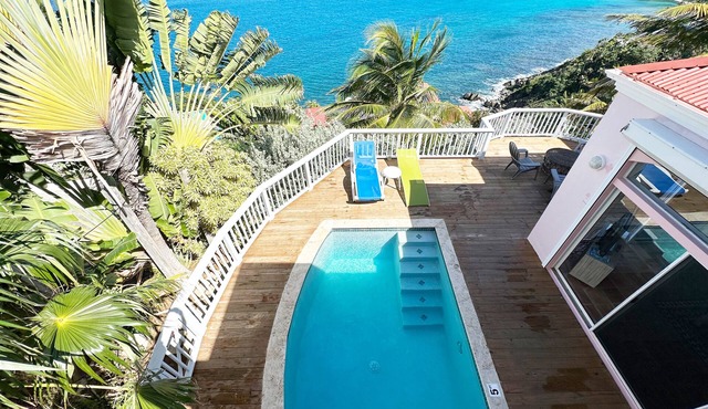 Villa Morning Glory - Private Pool - Amazing Views in St Thomas