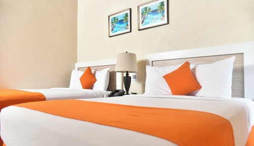 Standard Room, 2 Double Beds, Non Smoking, Patio
