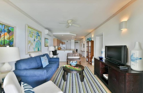 Oistins Condo | #502 Oceanview beachfront Maxwell Beach Villas
