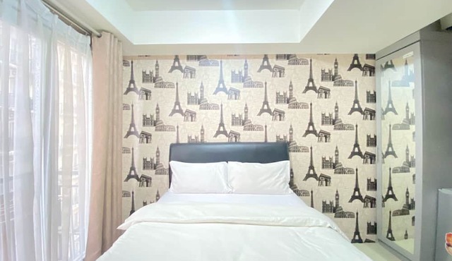 Homey Studio Furnished At Grand Asia Afrika Apartment in Bandung